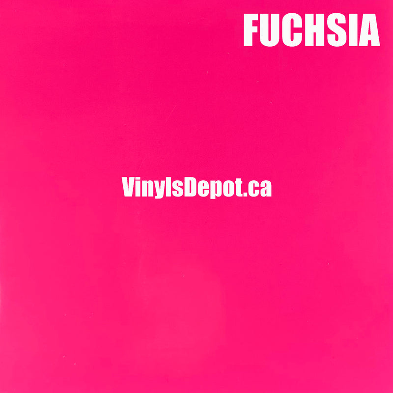 Fuchsia Adhesive Vinyl sheet 12" X 12"