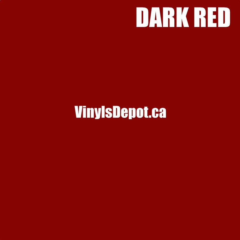 Dark Red Adhesive Vinyl sheet 12" X 12"