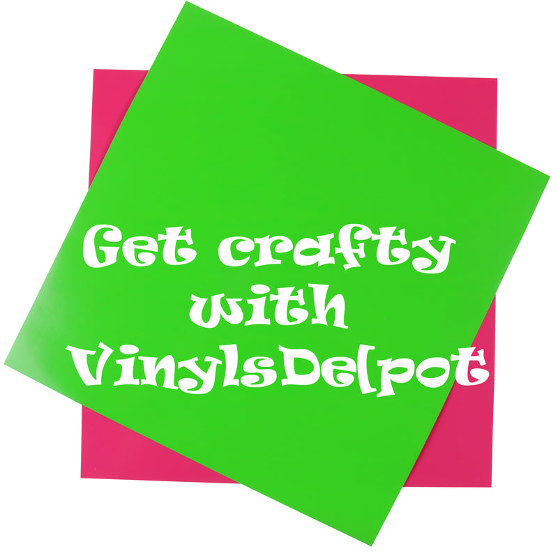 VinylsDepot (Pack of 90) Permanent Adhesive Vinyl Sheets for Cricut vinyl projects - 12" X 12" Vinyl Sheets, assorted colors pack.
