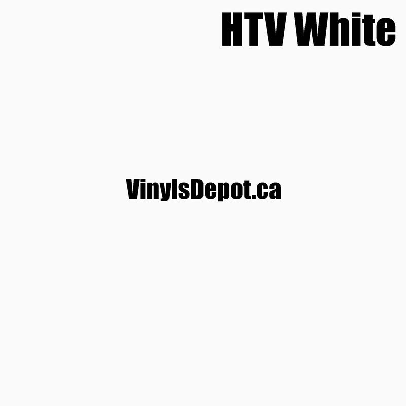 White Heat Transfer Vinyl sheet 10" X 12"