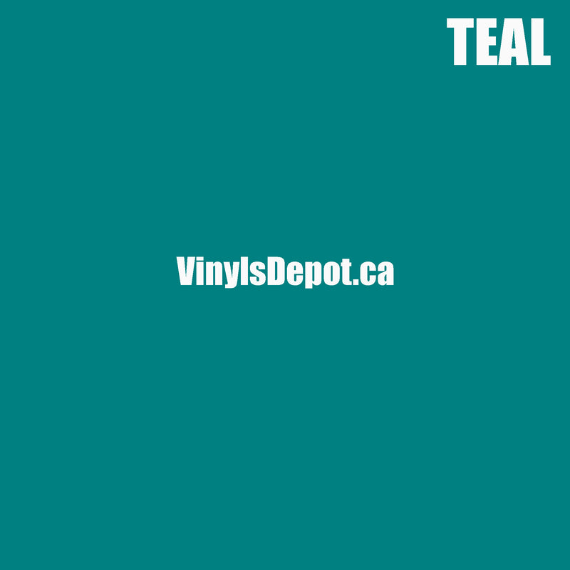 Teal Adhesive Vinyl sheet 12" X 12"